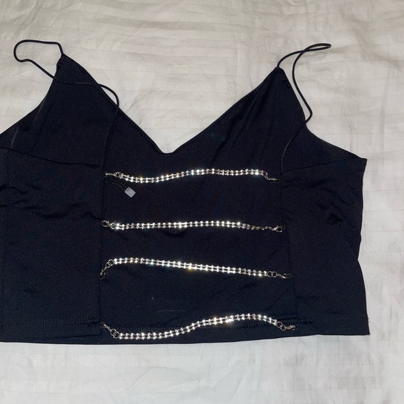 Dynamite Rhinestone Top - Picture 1 of 2